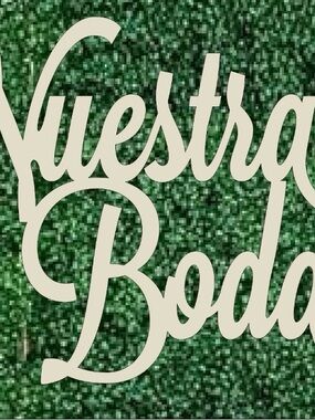 Nuestra Boda Spanish Wedding Sign – Wooden Wedding Decor and